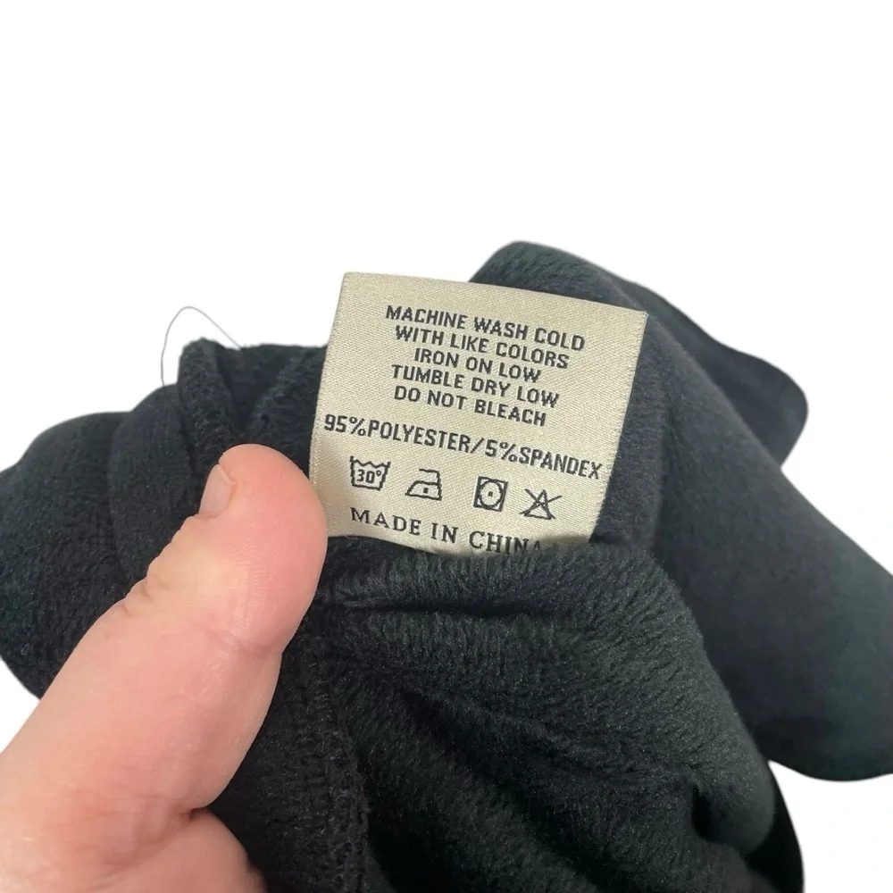 NWOT Sacre Solei Velour Track Pants in Black Size M